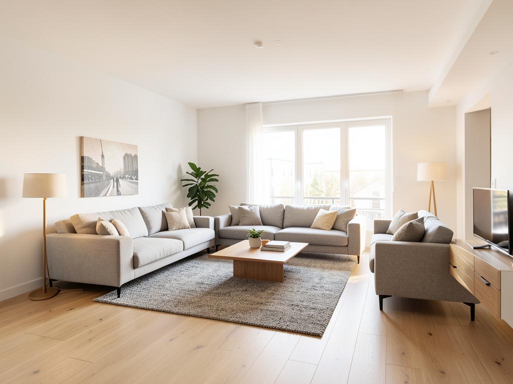 Vardagsrum efter renovering