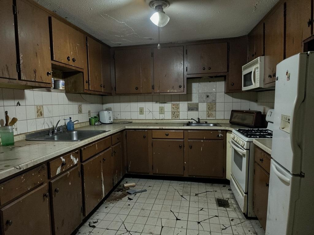 Kök före renovering